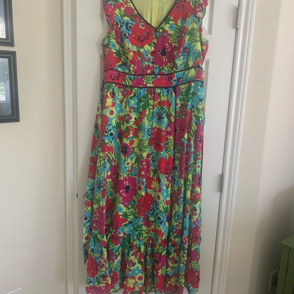 ModCloth floral Maxi dress. Size 1x